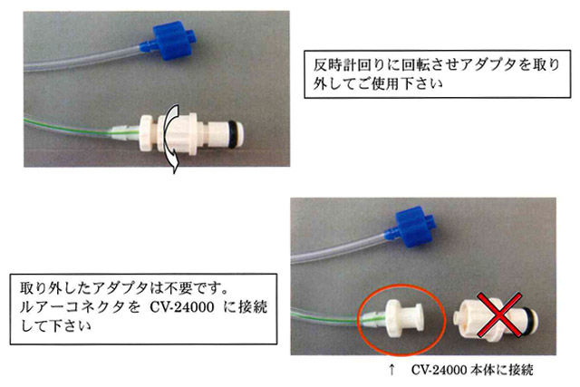 CV-24000への接続方法